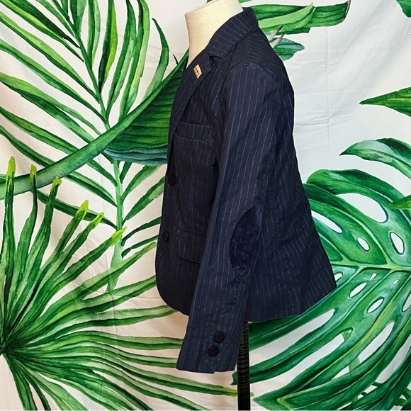 Alviero Martini Jackets & Coats 25 Alviero Martini Boys 5 Navy Blue Velvet Elbow Patch